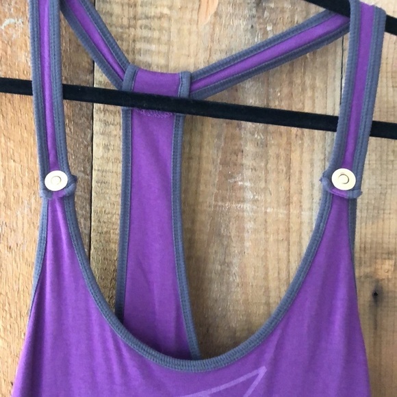 ARMANI Exchange Purple Romper Size Medium - Picture 3 of 6